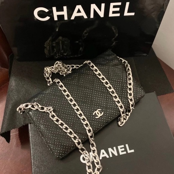 CHANEL Handbags - VINTAGE CHANEL CROSSBODY LONG WALLET WOC